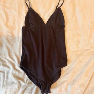 Black LA Hearts Bodysuit